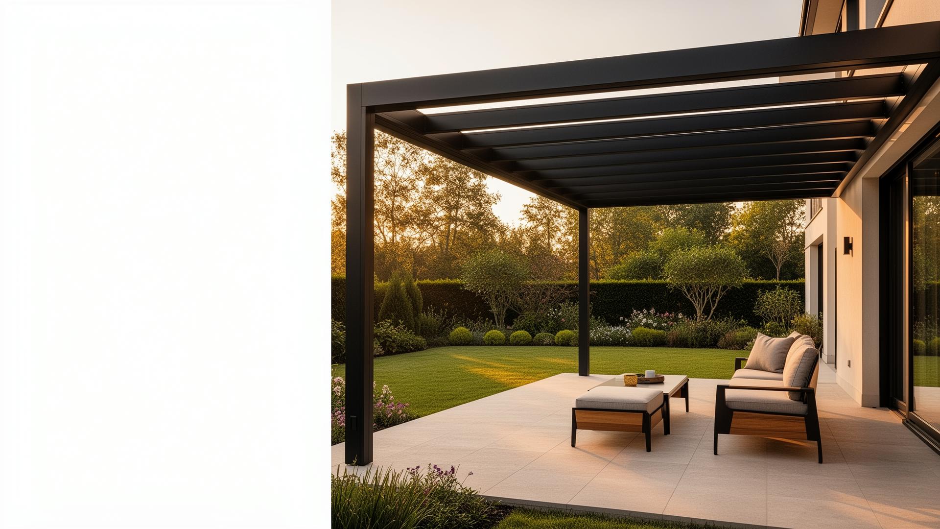 Installation einer premium Aluminium-Veranda